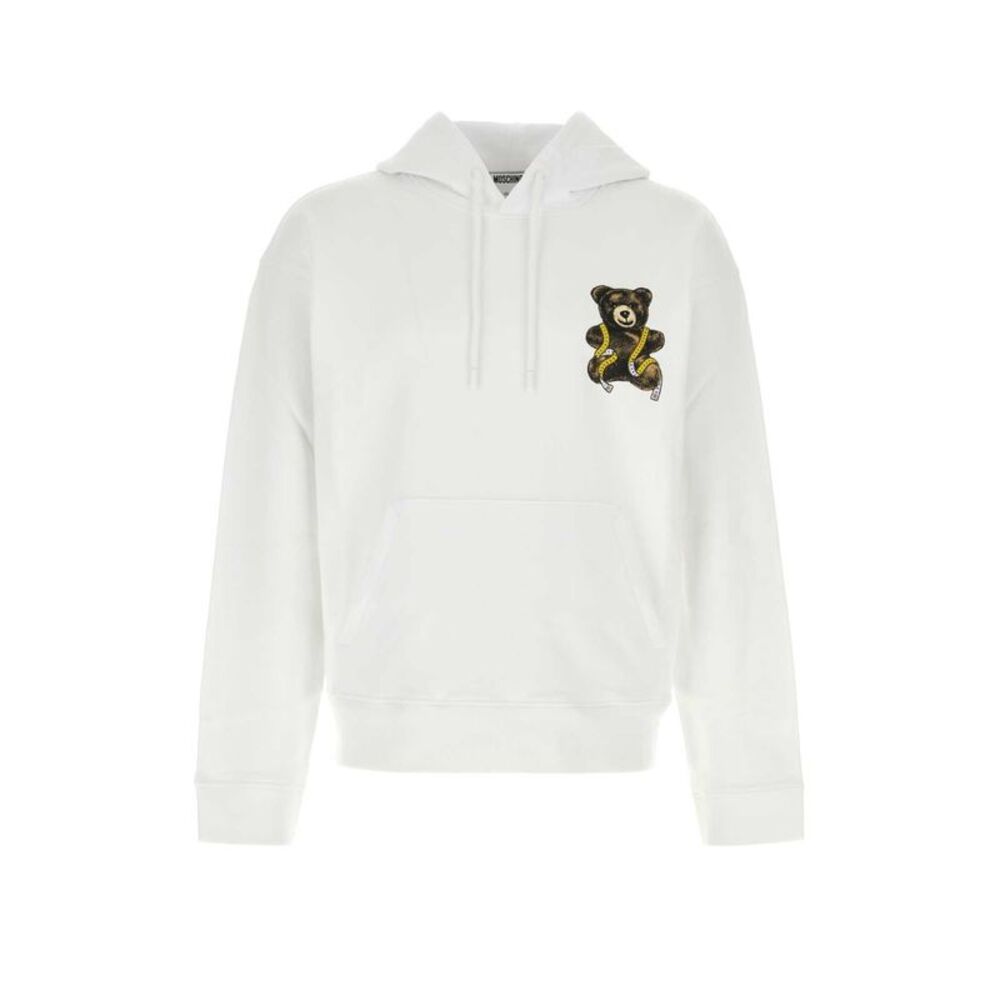 Moschino Men White Cotton Sweatshirt